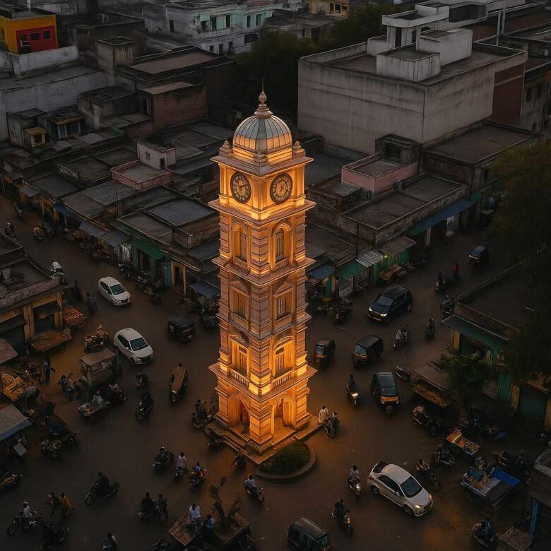 Historical view of Sikar City, Rajasthan