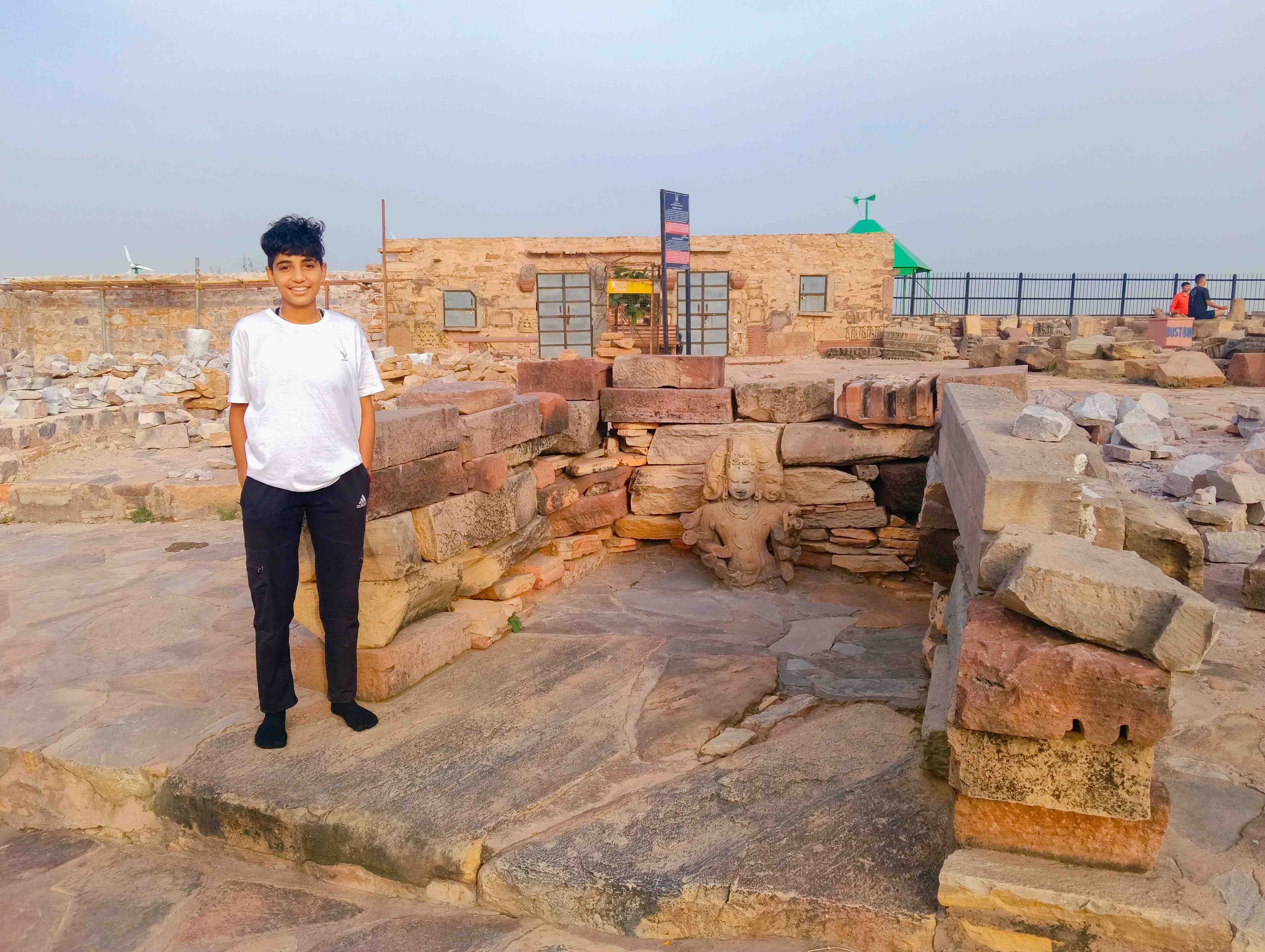 Historical ruins of Harsh Parvat in Sikar, Rajasthan with ancient Harshnath Temple architecture